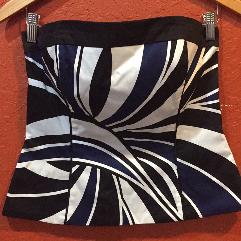 Classic White House Black Market Corset Tube Top